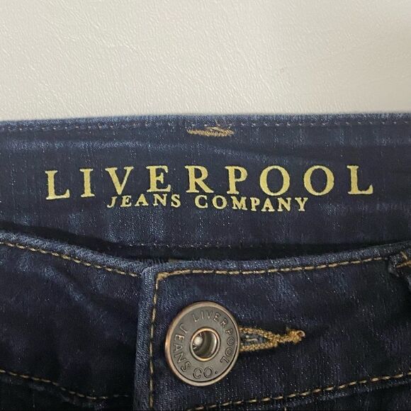 Liverpool | Dark Rinse Abby Skinny High Rise Jeans - Picture 3 of 8
